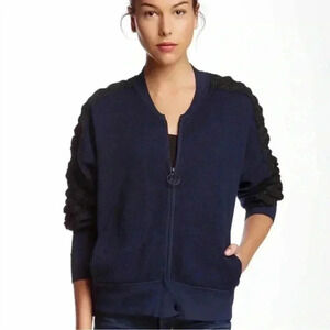 🔥Eleven Paris🔥 | Dark Navy  wool blend zip up sweater